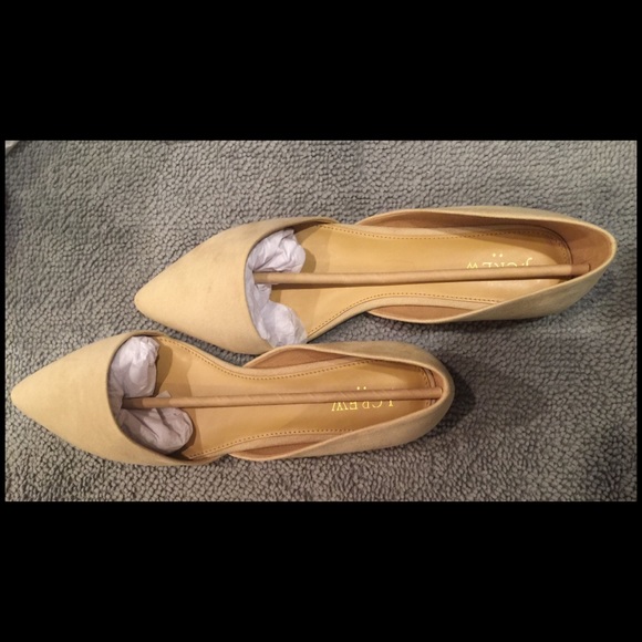 J Crew Zoe Suede D’Orsay flat BLACK 10M - Picture 6 of 6